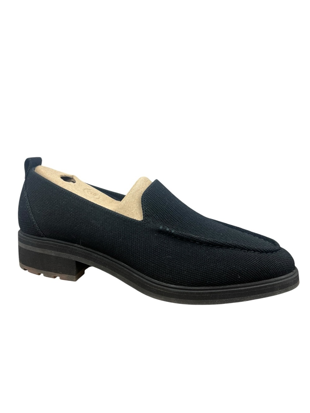 *NEW* Rothy's The Lug Loafer in Onyx Black sz 11.5 NIB Wool Blend